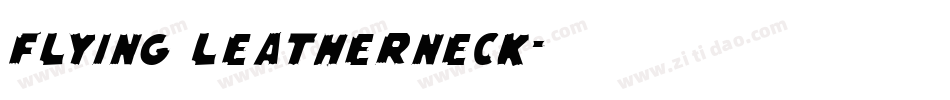 Flying Leatherneck字体转换